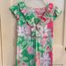 Lilly Pulitzer Dresses | Lilly Pulitzer Clare Dress Silk Jersey Prep Green Hit The Spot! | Color: Green/Pink | Size: Xs