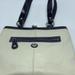 Coach Bags | Authenticcoach Tote Shoulder Bag Perfect Condition | Color: Blue/Cream | Size: 14 1/2 X 9 1/2