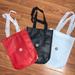 Lululemon Athletica Bags | Brand New Lululemon Athletica Three (3) Small Reusable Tote Bags | Color: Black/Red | Size: Os