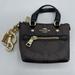 Coach Accessories | Coach Mini Gallery Tote Bag Charm In Signature Canvas | Color: Black/Brown | Size: Os