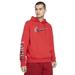 Nike Shirts | Euc Men’s Size Medium Nike Club Usa Drawstring Cotton Hoodie In Bright Red | Color: Black/Red | Size: M