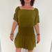 Free People Tops | Free People- Olive Green Tunic Or Mini-Dress | Color: Green | Size: S