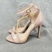 Jessica Simpson Shoes | Jessica Simpson Shoes Womens Size 8 Rayli Pink Ankle Strap Heels | Color: Pink | Size: 8