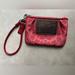 Coach Bags | Euc Pink And Silver Coach Poppy Wristlet | Color: Pink/Silver | Size: 5.5” X 4”