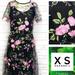 Lularoe Dresses | Lularoe Embroidered Overlay Dress | Color: Black/Pink | Size: Xs