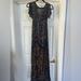 Free People Dresses | Free People Floral Maxi Dress | Color: Black | Size: M