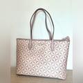 Kate Spade Bags | Kate Spade Large Zip Top Tote Hollie Spade Clover Geo Purse / Handbag | Color: Pink/White | Size: Os