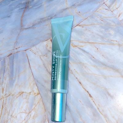 Victoria's Secret Makeup | Lip Minty Shine Refreshing Lip Gloss Peppermint Oil | Color: Green/White | Size: .34 Oz.