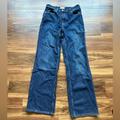 Free People Jeans | Free People “We The Free” Loose Fit Denim Jeans, Size 26, In Blue | Color: Blue | Size: 26