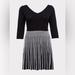 Torrid Dresses | 2x Black & White Stripe Sweater Knit Minj Skater Dress From Torrid | Color: Black/White | Size: 2x