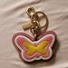 Coach Accessories | Coach Butterfly Keychain | Color: Pink/White | Size: Os