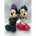 Disney Toys | Disney Halloween Vampire Mickey Mouse & Minnie Mouse The Bride Of Frankenstein | Color: Purple | Size: Osbb