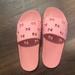 Gucci Shoes | Gucci Slides Size 7 (37) | Color: Pink | Size: 7