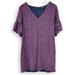 Madewell Dresses | Madewell Purple, Pink & Navy Bell Sleeve Silk Mini Dress | Color: Purple | Size: 8