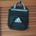 Adidas Bags | Adidas Black And White 10x7 Lunch Bag With Two Exterior Pockets And No Shoulder | Color: Black/White | Size: Os