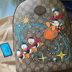 Gucci Bags | Limited Edition Authentic Nwt In Box Gucci Disney Collab Donald Rocket Backpack | Color: Brown/Tan | Size: Os