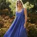 Free People Dresses | Free People Delphine Midi Dress Birdsong Blue (S) | Color: Blue | Size: Xs