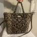 Kate Spade Bags | Kate Spade Quilted Snakeskin Maryanne Satchel Tote Handbag | Color: Gray/Silver | Size: Os