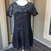 Free People Dresses | Free People Black Lace Embroidered Dress | Color: Black | Size: S