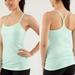 Lululemon Athletica Tops | Lululemon Power Y Tank Mint Green, Xs, Size "2" | Color: Green/White | Size: 4