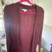 Nine West Sweaters | Maroon Nine West Duster Size S, Great Condition | Color: Red | Size: S