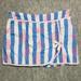 Lilly Pulitzer Shorts | Lilly Pulitzer Skort Jarvey Womens 8 Blue White Striped Turtle Bow Lined Skirt | Color: Blue/White | Size: 8