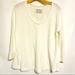 Anthropologie Tops | Anthropologie Saturday Sunday Womens White Long Sleeve Top Size Medium | Color: White | Size: M