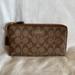 Coach Bags | Coach Double Zip Wallet | Color: Brown/Tan | Size: Os