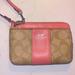 Coach Bags | Coach Wristlet Pink | Color: Pink/Tan | Size: Os