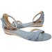 J. Crew Shoes | J. Crew | Women’s Naples Blue Marina Mini-Wedge Espadrilles In Chambray Size 9 | Color: Blue | Size: 9