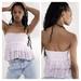 Free People Tops | Free People Intimately Adella Cami Layering Crop Top Lavender Corset Top | Color: Purple | Size: M