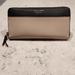 Kate Spade Bags | Kate Spade New York Staci Zip Around Wallet, Warm Beige & Black | Color: Black/Cream | Size: Os