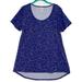 Lularoe Tops | Lularoe | Constellation Classic T Women’s Size Medium Shirt Top Navy Blue Purple | Color: Blue/Purple | Size: M