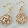 Free People Jewelry | Free People Sun Earrings | Color: Gold | Size: Os