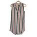Anthropologie Dresses | Anthropologie Cloth & Stone Blue, Pink Striped Sleeveless Shirt Dress Sz S | Color: Blue/Pink | Size: S