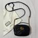 Gucci Bags | Gucci Gg Marmont Matelasse Leather Shoulder Zip Closure Bag Purse Crossbody | Color: Black/Gold | Size: 7l X 5h X 2.5w Inches