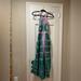 Free People Dresses | Free People, Green And Pink Hi-Low Maxi Dress Nwt | Color: Green/Pink | Size: Xs