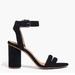 Madewell Shoes | Madewell “The Rosalie” High-Heel Sandal In Black Suede - Size 8m | Color: Black | Size: 8