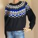 Polo By Ralph Lauren Sweaters | - Nwt Polo By Ralph Lauren Lambs Wool Cashmere Fair Isle Fairisle Sweater | Color: Black/Blue | Size: Various