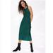 Anthropologie Dresses | Anthropologie Maeve Adrienne Twist-Back Velvet Midi Dress | Color: Green | Size: Xs