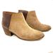 Madewell Shoes | Madewell The Cait Leather Suede Two Toned Ankle Boots Brown & Tan Size 8 | Color: Brown/Tan | Size: 8