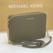 Michael Kors Bags | Michael Kors Jet Set Item Large East West Zip Crossbody Leather Olive Nwt | Color: Gold/Green | Size: Various