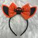 Disney Costumes | Halloween Spider Headband Ears | Color: Black/Orange | Size: Osg