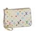 Louis Vuitton Bags | Louis Vuitton Multicolor Pochette Cles Nm Coin Purse White M93734 Lv Auth 51893 | Color: White | Size: Os