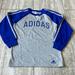 Adidas Shirts & Tops | Adidas Gray And Blue,Round Neck Long Raglan Sleeves ,Size 7 ,For Boys | Color: Blue/Gray | Size: 7b