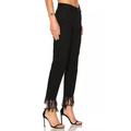 Anthropologie Jeans | Anthropologie 3x1 Frayed-Hem Straight Crop Jeans In Mamba | Color: Black | Size: 27