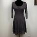 Free People Dresses | Free People Brownish Gray Cut Out Lace Dress | Color: Brown/Gray | Size: Xs