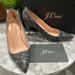 J. Crew Shoes | J Crew Pumps In Glitter! 8.5 Elise In Gunmetal. Guc So Sparkly! | Color: Black/Silver | Size: 8.5