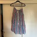 J. Crew Swim | J. Crew 3x Stripped Swimsuit Cover Up Dress New. Nwt | Color: Blue/Pink | Size: 3x