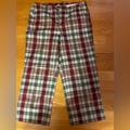 American Eagle Outfitters Pants & Jumpsuits | American Eagle Cropped/Capri Pants | Color: Green/Red | Size: 6